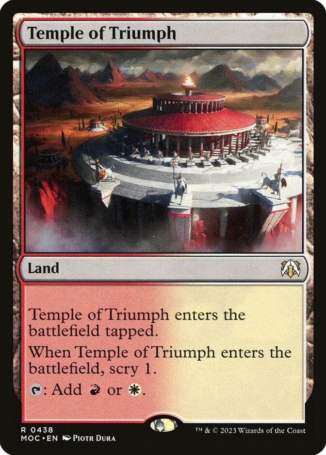 Temple du triomphe — March of the Machine Commander 438/450