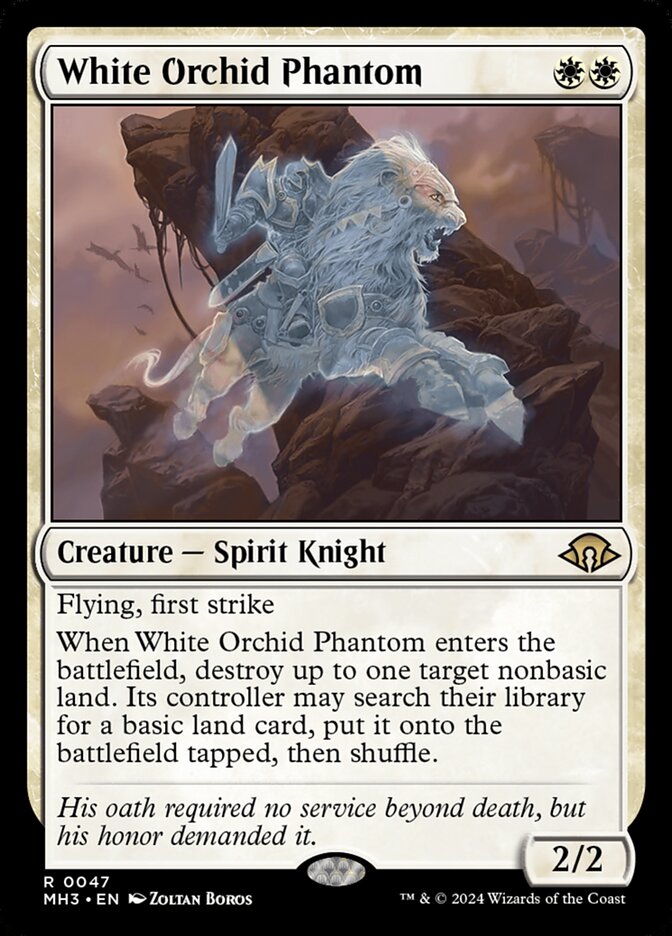 White Orchid Phantom — Modern Horizons 3 47/528