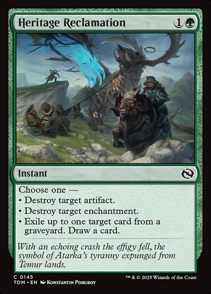 Heritage Reclamation — Tarkir: Dragonstorm 145/427