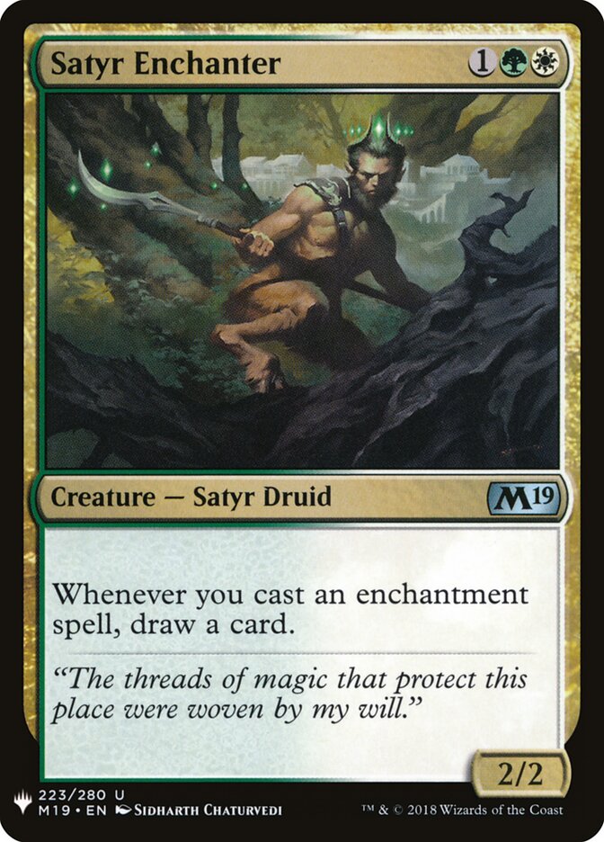 Satyr Enchanter — The List M19-223/5581