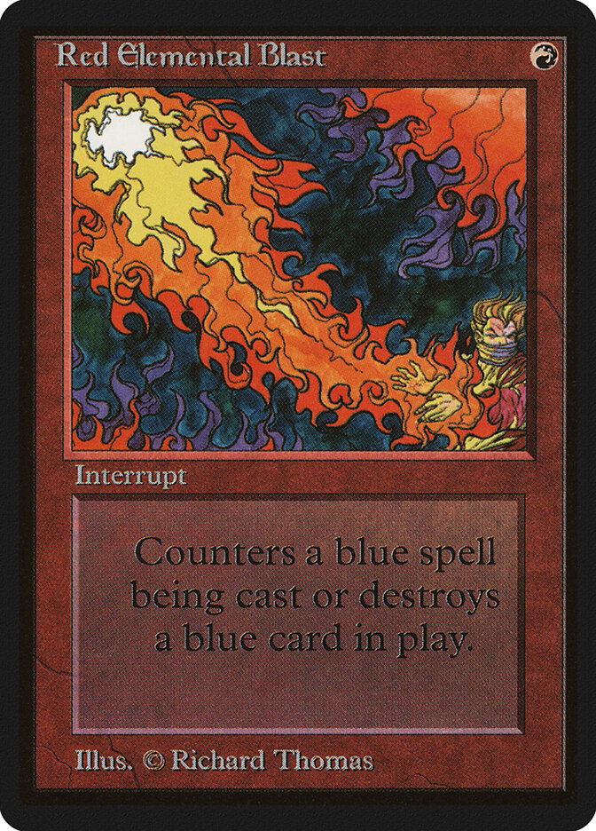 Red Elemental Blast — Limited Edition Beta 170/302