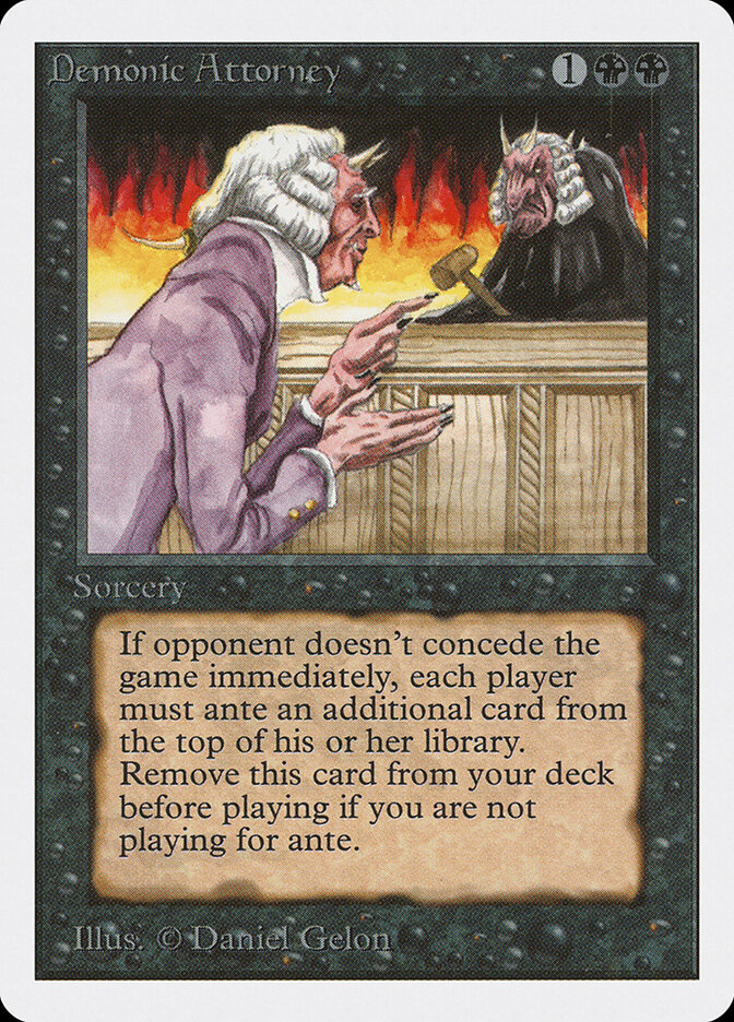 Demonic Attorney — Unlimited Edition 103/302