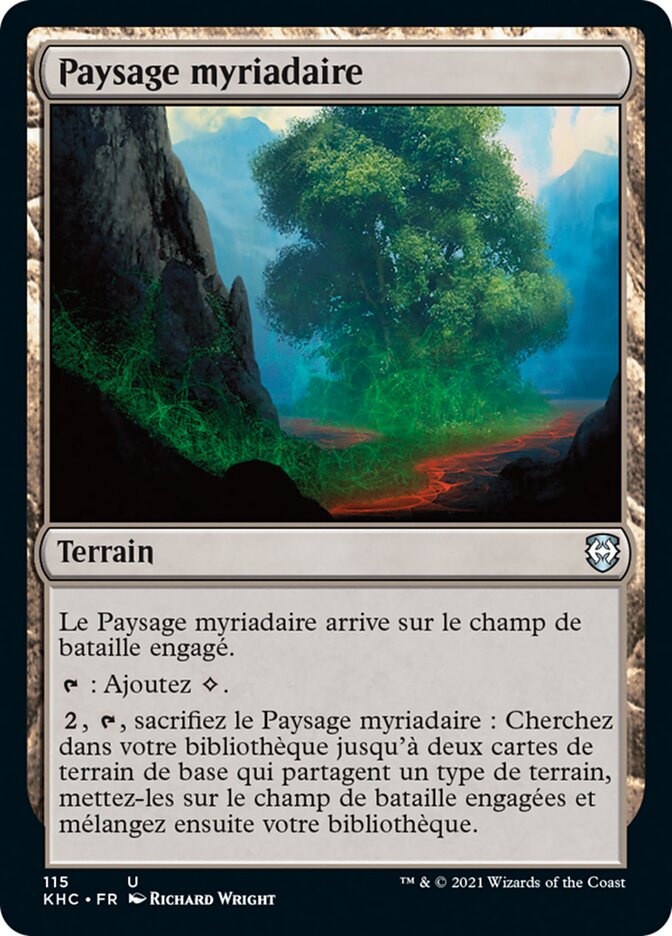 Paysage myriadaire — Kaldheim Commander 115/119