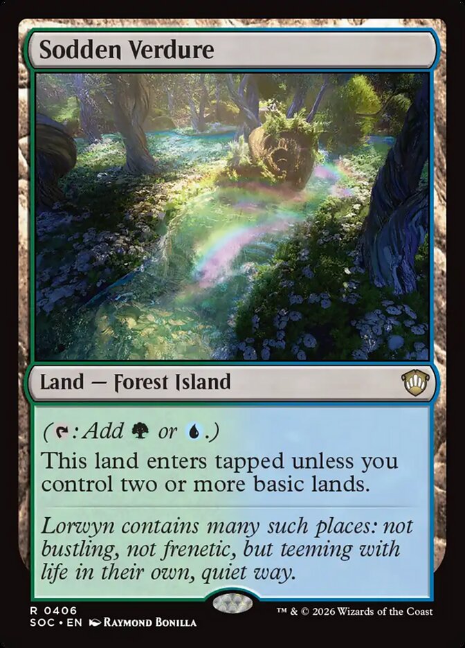 Sodden Verdure — Secrets of Strixhaven Commander 406/426