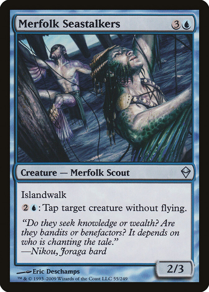 Merfolk Seastalkers — Zendikar 55/269