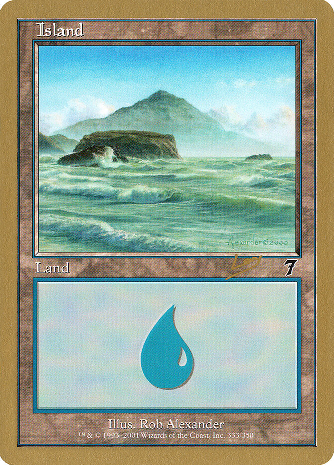 Island — World Championship Decks 2002 rl333/153