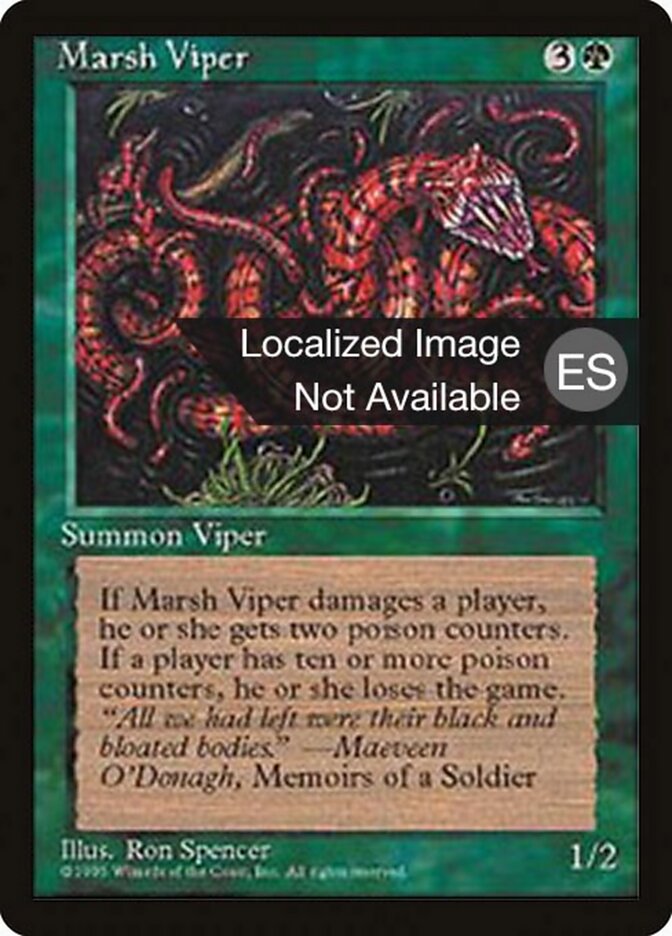 Marsh Viper — Fourth Edition Foreign Black Border 263/378