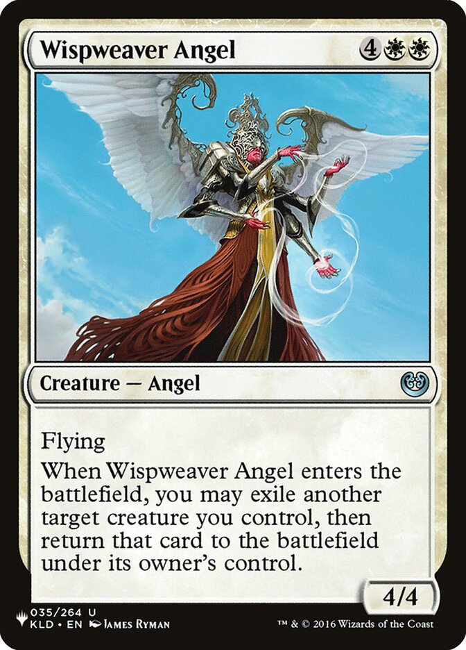 Wispweaver Angel — The List KLD-35/5581