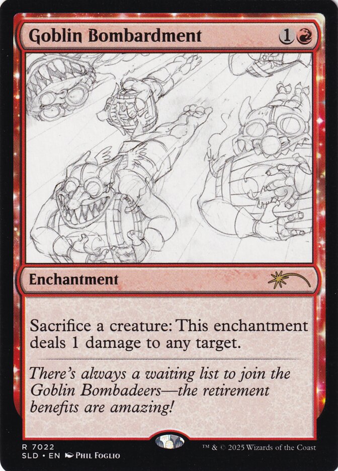 Goblin Bombardment — Secret Lair Drop 7022/2754
