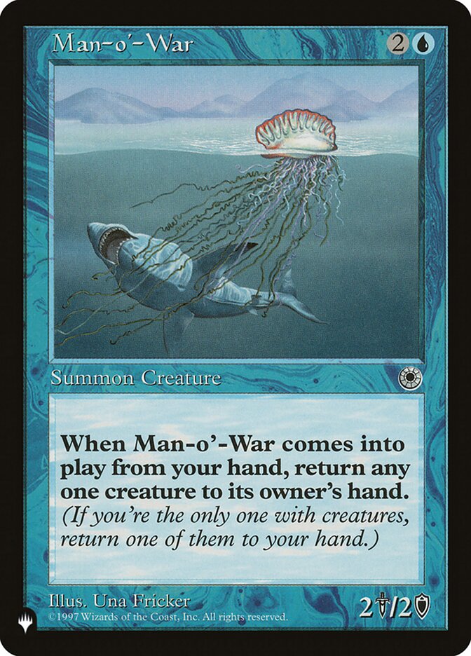 Man-o'-War — The List POR-59/5581
