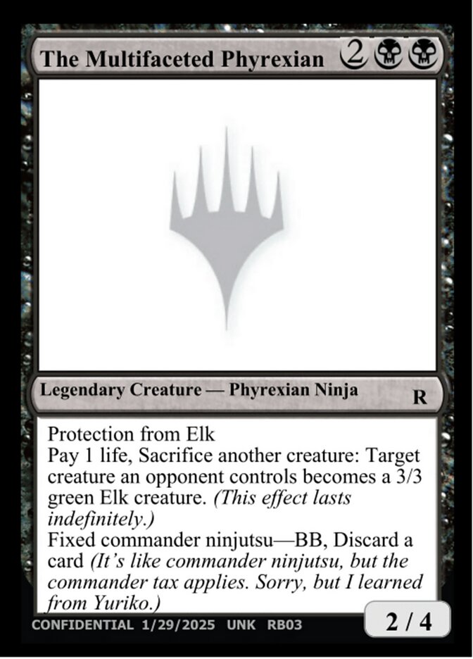 The Multifaceted Phyrexian — Unknown Event RB03/512