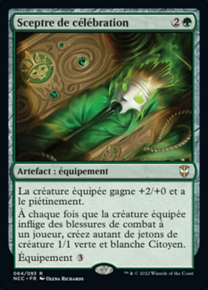 Sceptre de célébration — New Capenna Commander 64/447