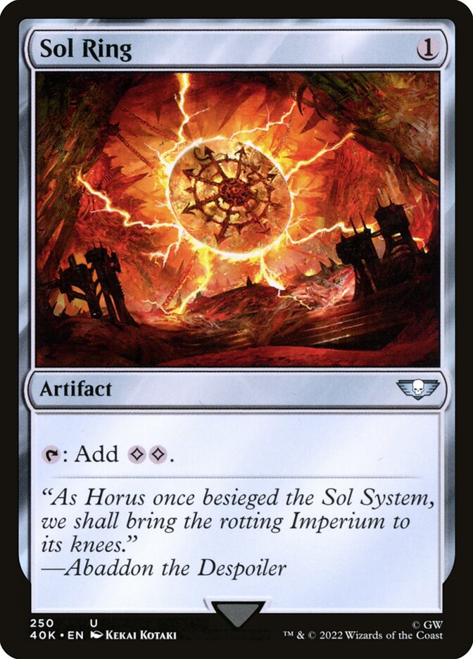 Sol Ring — Warhammer 40,000 Commander 250/617