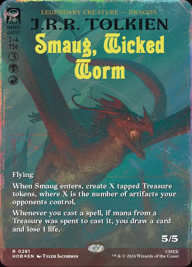 Smaug, Wicked Worm — The Hobbit 281/321