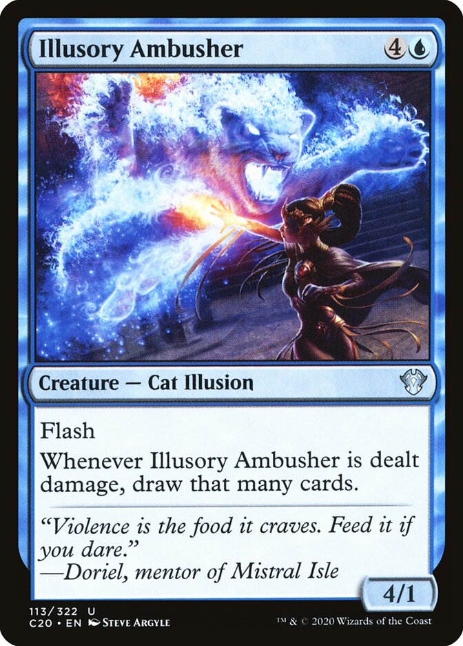 Illusory Ambusher — Commander 2020 113/322