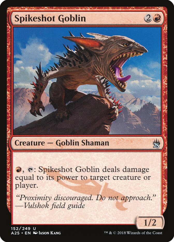 Spikeshot Goblin — Masters 25 152/249