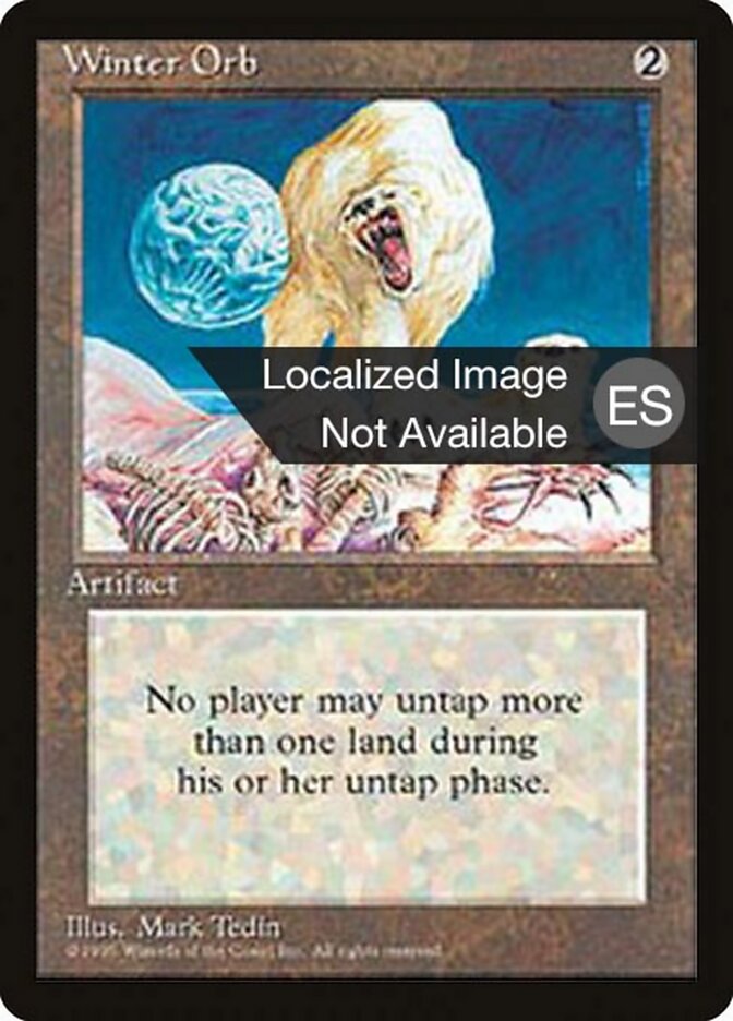 Winter Orb — Fourth Edition Foreign Black Border 358/378