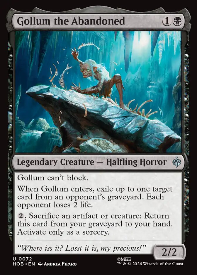 Gollum the Abandoned — The Hobbit 72/321