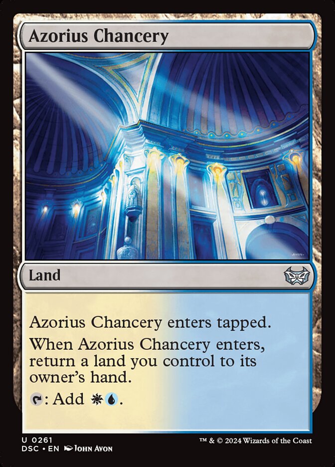 Azorius Chancery — Duskmourn: House of Horror Commander 261/373