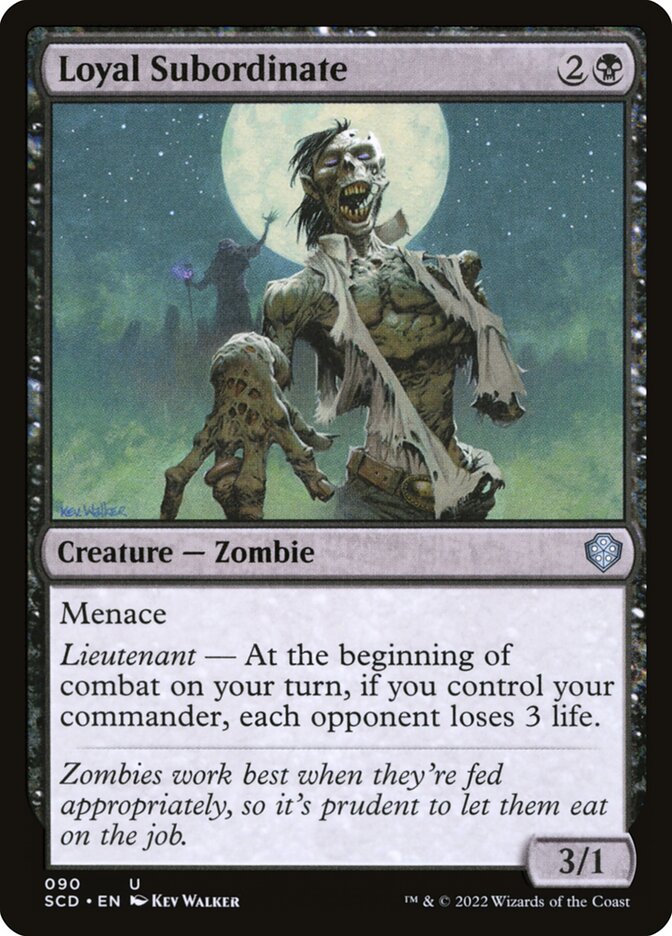 Loyal Subordinate — Starter Commander Decks 90/352