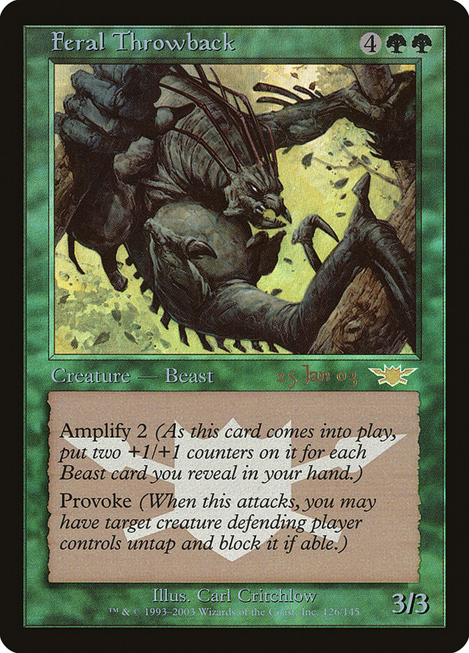 Feral Throwback — Legions Promos 126/1