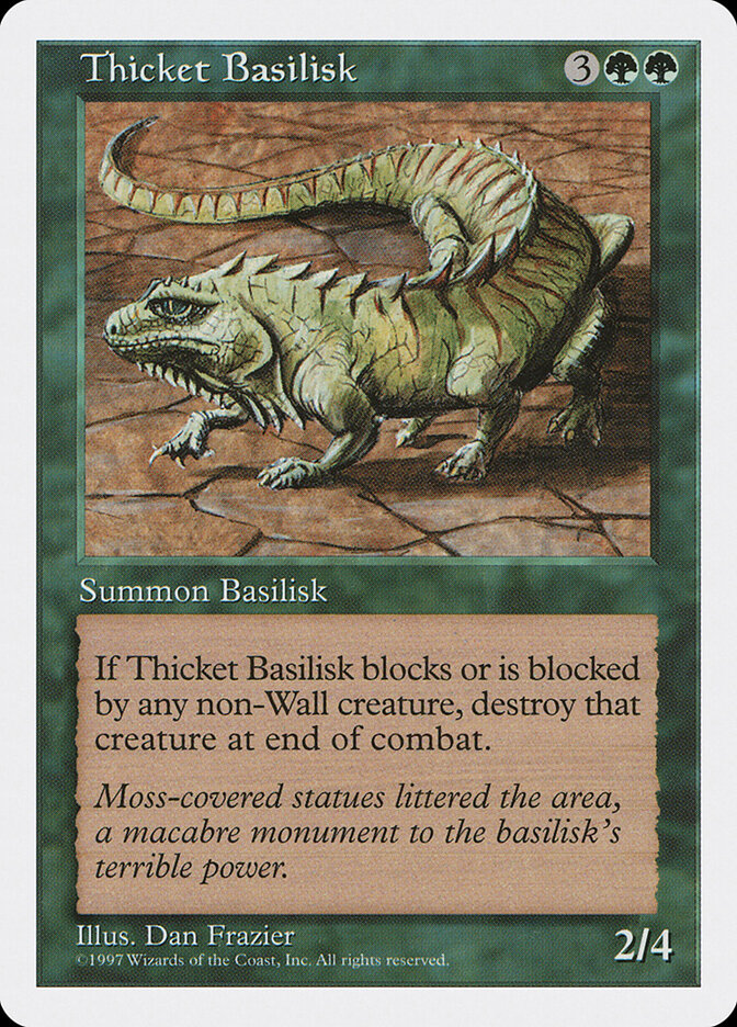 Thicket Basilisk — Fifth Edition 331/455