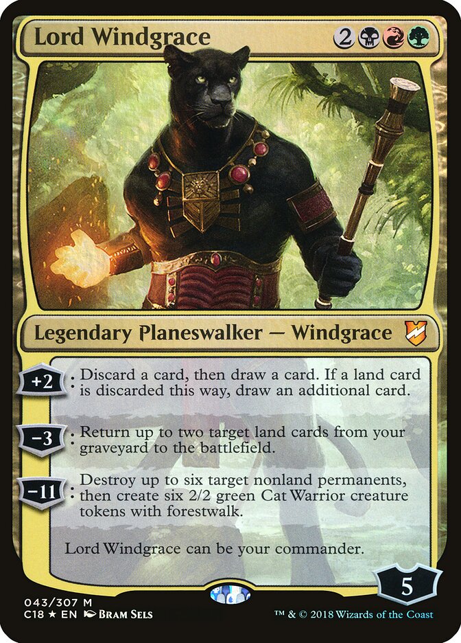 Lord Windgrace — Commander 2018 Oversized 43/4