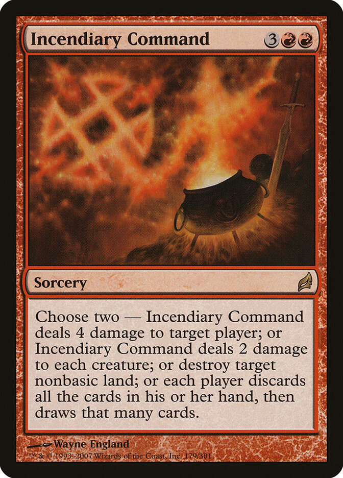 Incendiary Command — Lorwyn 179/301