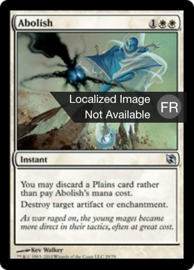 Abolition — Duel Decks: Elspeth vs. Tezzeret 29/79