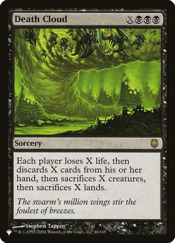 Death Cloud — The List DST-40/5581