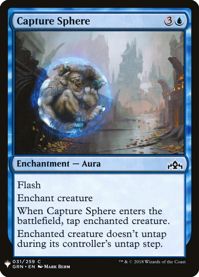 Capture Sphere — The List GRN-31/5581