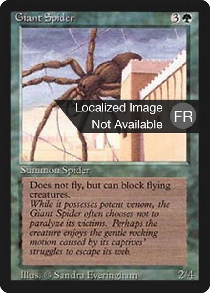 Giant Spider — Foreign Black Border 200/307