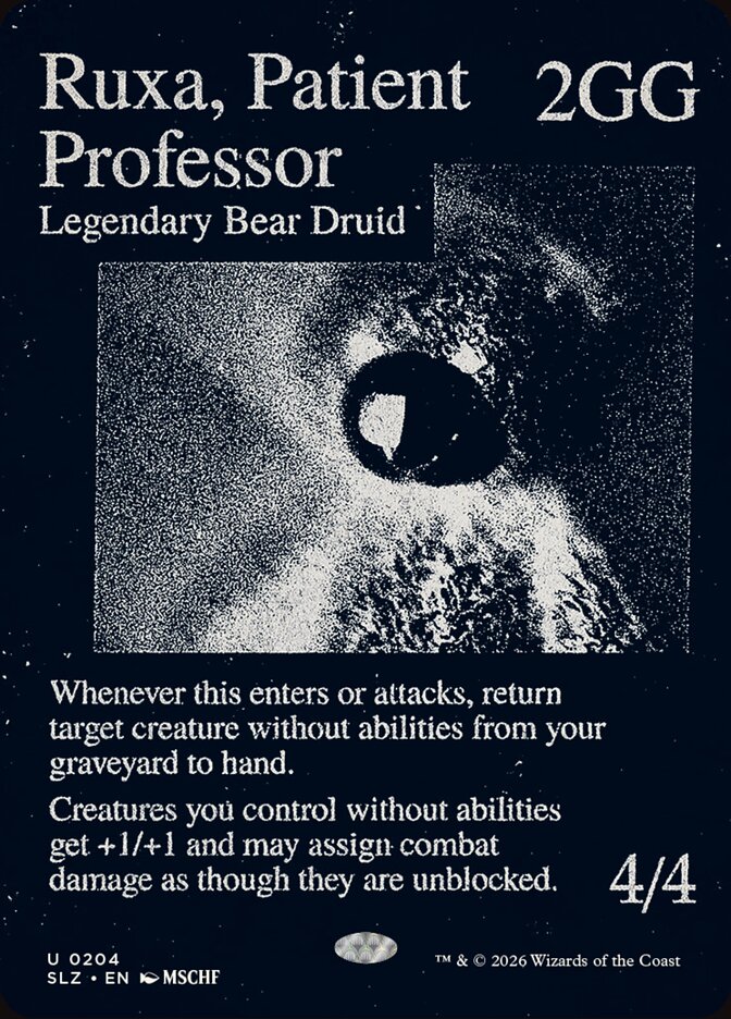 Ruxa, Patient Professor — The Zeta Set 204/363