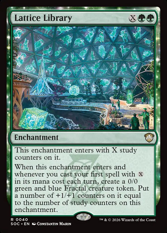 Bibliothèque de treillis — Secrets of Strixhaven Commander 40/426