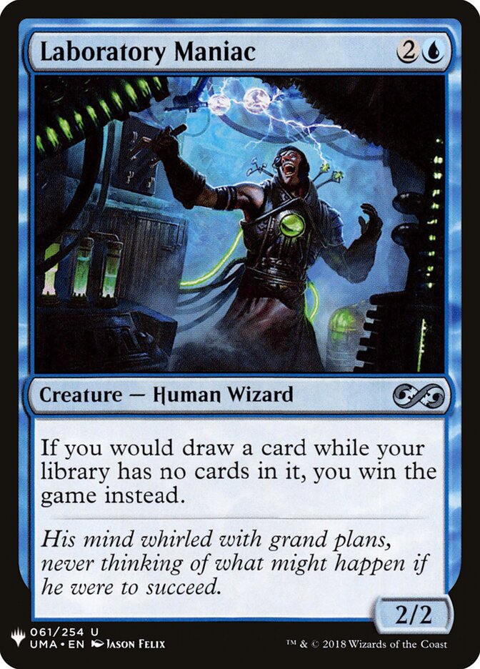 Laboratory Maniac — The List UMA-61/5581