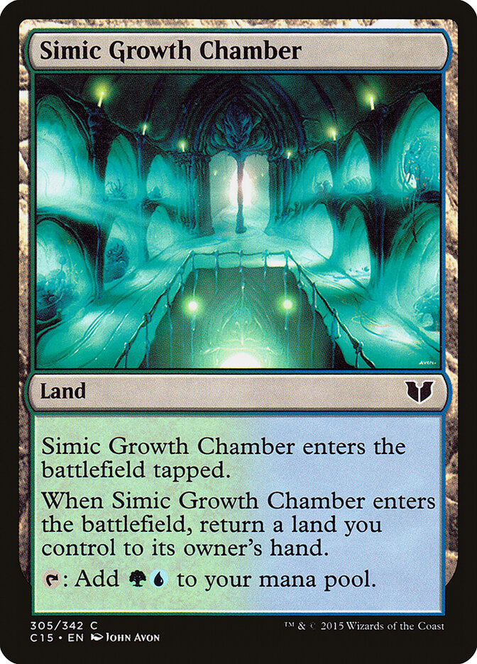 Simic Growth Chamber — Commander 2015 305/342