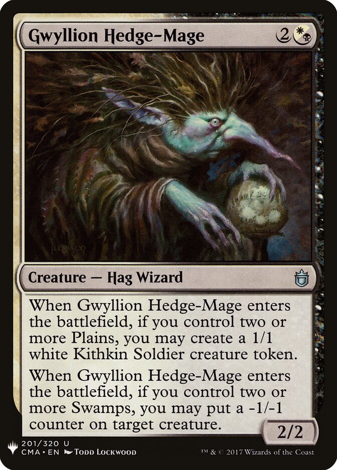 Gwyllion Hedge-Mage — The List CMA-201/5581