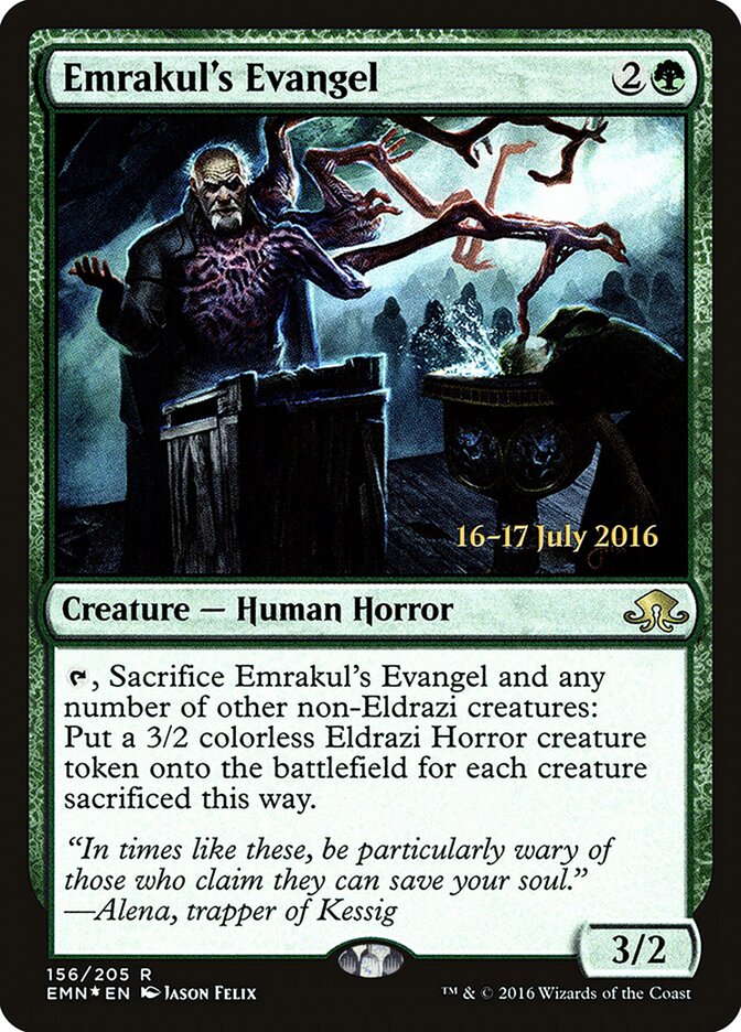 Emrakul's Evangel — Eldritch Moon Promos 156s/77