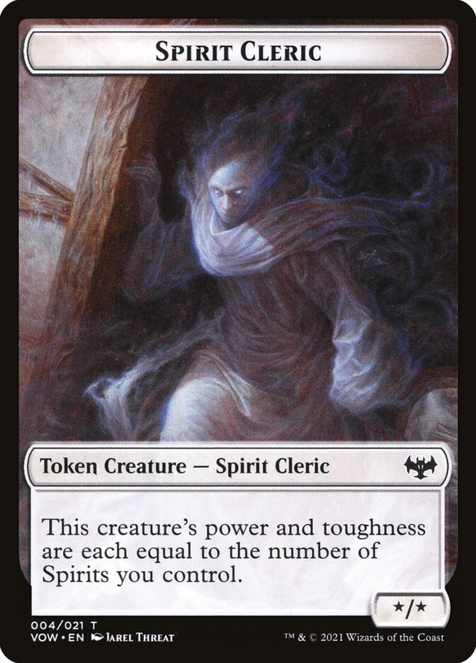Spirit Cleric — Innistrad: Crimson Vow Tokens 4/21