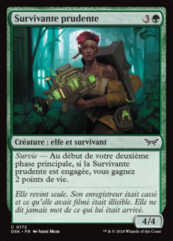 Survivante prudente — Duskmourn: House of Horror 172/419