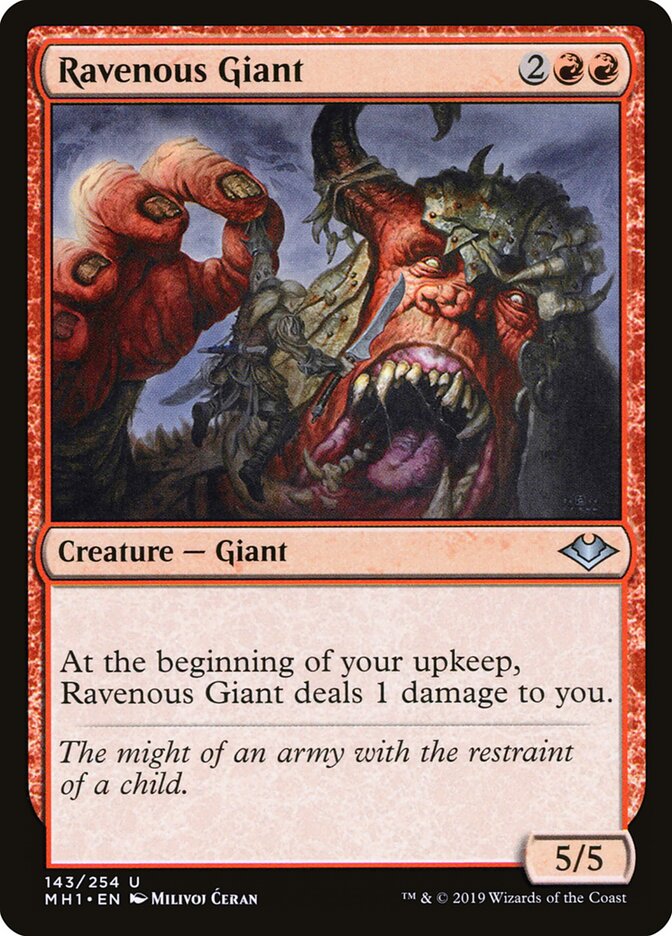 Ravenous Giant — Modern Horizons 143/255