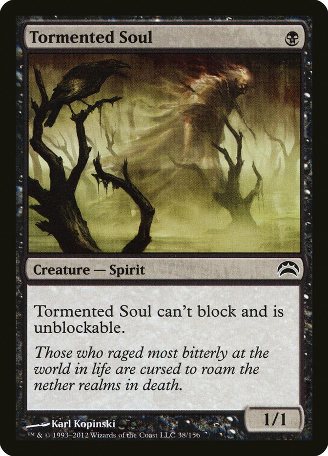 Tormented Soul — Planechase 2012 38/156