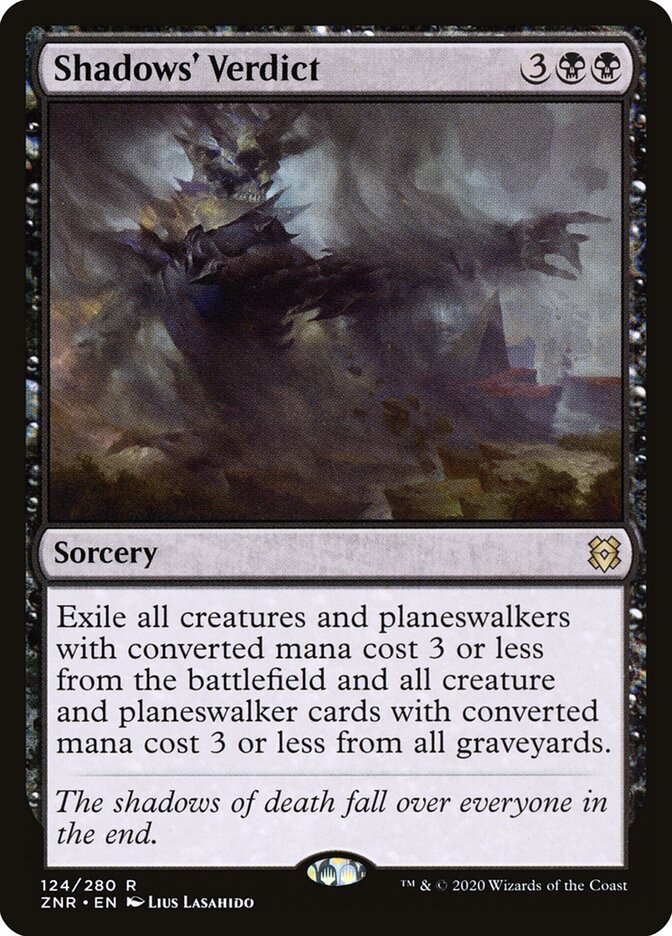 Shadows' Verdict — Zendikar Rising 124/406