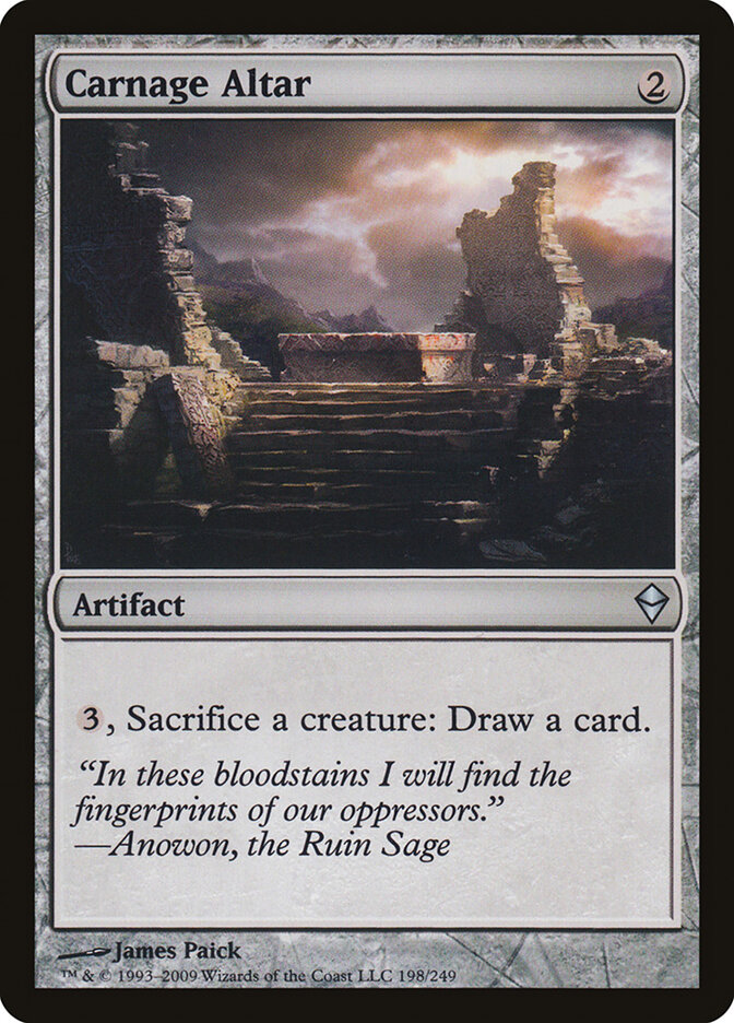 Carnage Altar — Zendikar 198/269