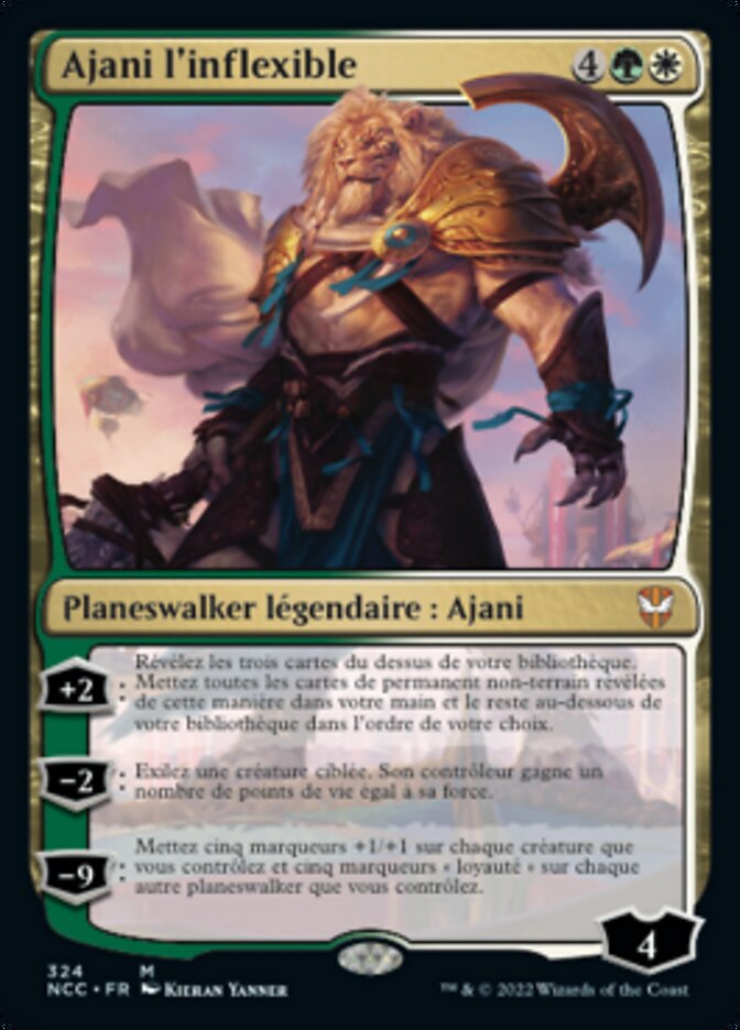 Ajani l'inflexible — New Capenna Commander 324/447