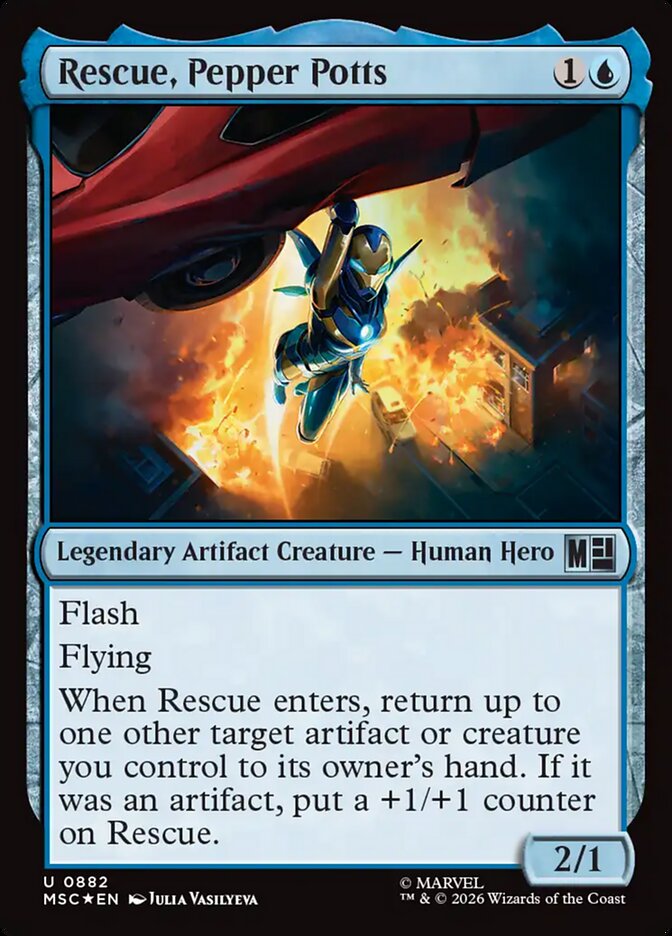 Rescue, Pepper Potts — Marvel Super Heroes Commander 882/866