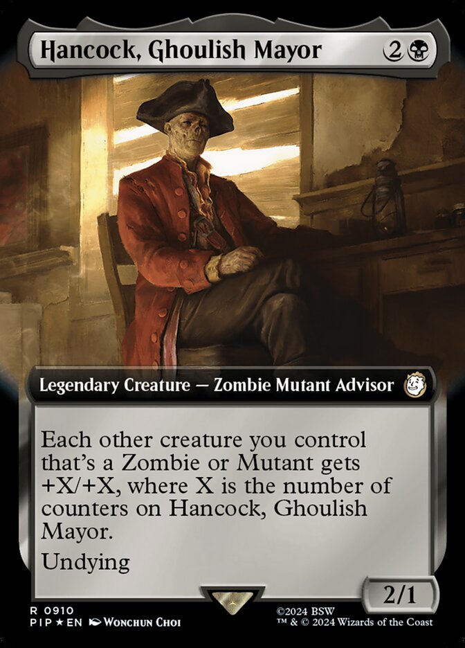Hancock, Ghoulish Mayor — Fallout 910/1068