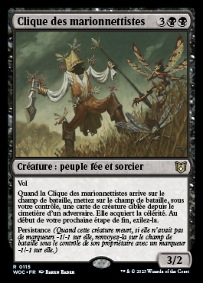 Clique des marionnettistes — Wilds of Eldraine Commander 115/173
