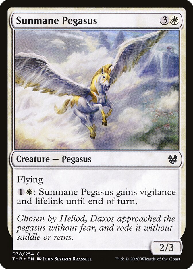 Sunmane Pegasus — Theros Beyond Death 38/358