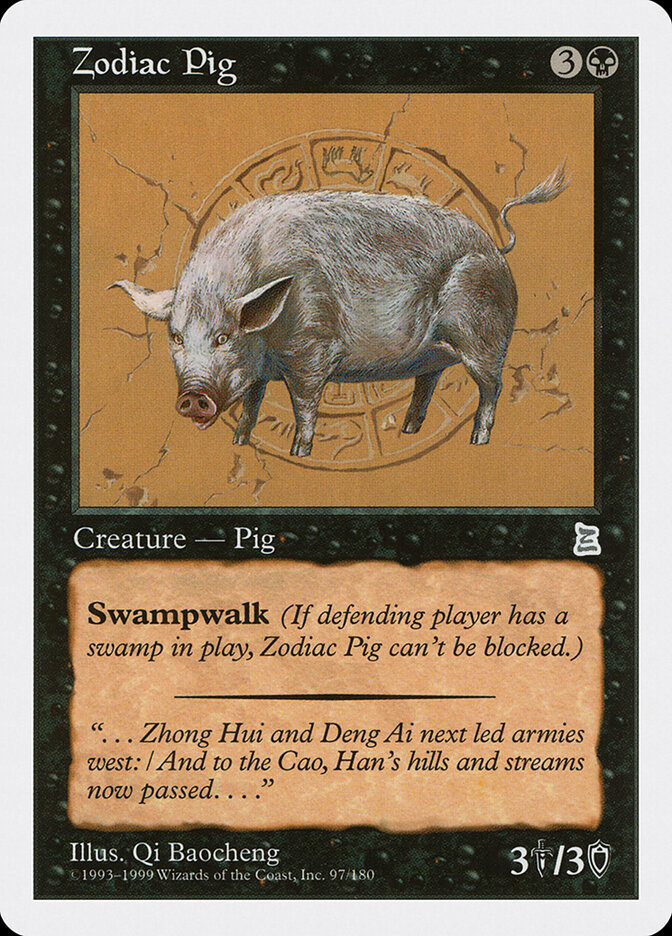 Zodiac Pig — Portal Three Kingdoms 97/180